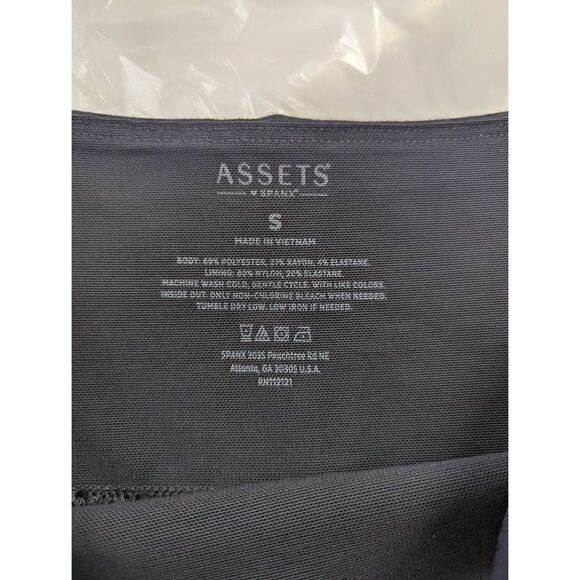 Assets by Spanx Ponte Knit Pants women's size Small black pull on - Picture 4 of 4